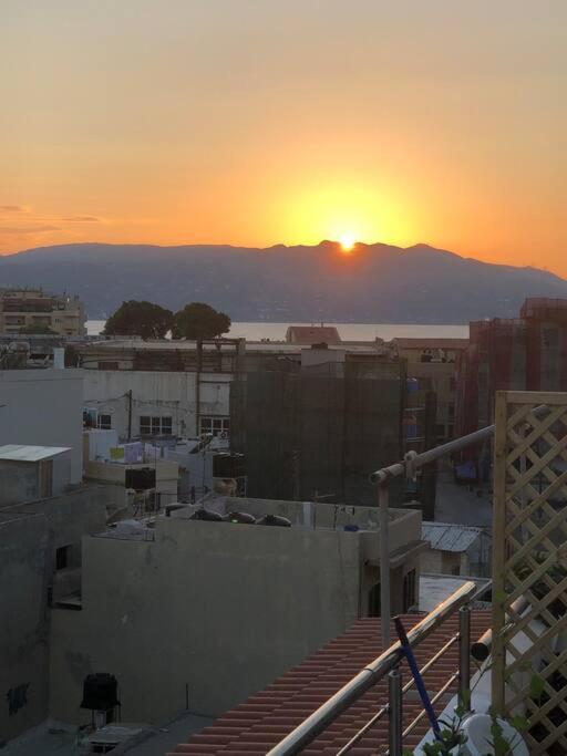 Appartamento Εα City Skyline Veranda Candia Esterno foto